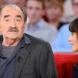 Romane Bohringer et son père Richard Bohringer - Enregistrement de l'émission "Vivement Dimanche" à Paris le 25 Novembre 2015. © COADIC GUIREC / BESTIMAGE