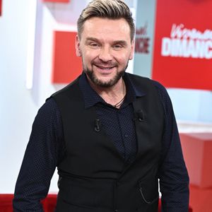 Exclusif - Jeanfi Janssens - Enregistrement de l'émission "Vivement dimanche" au studio Rive Gauche, presentée par Michel Drucker . Diffusion sur France 3 le 16/02/2025. © Guillaume Gaffiot/Bestimage