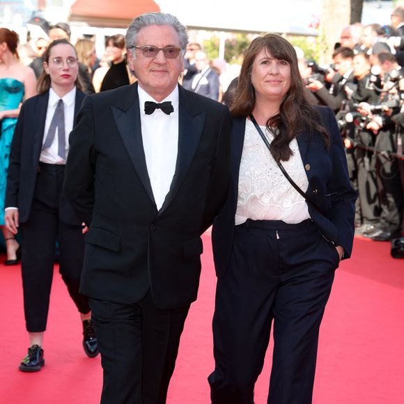 Daniel Auteuil et sa femme Aude Ambroggi - Montée des marches de la cérémonie de clôture du 78ème Festival International du Film de Cannes, au Palais des Festivals à Cannes. Le 24 mai 2025
© Jacovides-Moreau / Bestimage