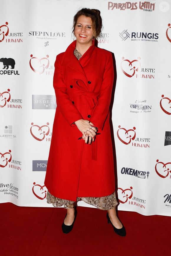 Marlène Schiappa - Photocall du gala des 10 ans de l'association "Juste Humain" au Paradis Latin à Paris le 04 avril 2023. Slimane et ses amis viendront enchanter la scène du Paradis Latin pour célébrer l’engagement de l’association « Juste Humain » qui œuvre depuis 10 ans au chevet des enfants et des adolescents hospitalisés.  © Christophe Clovis / Bestimage