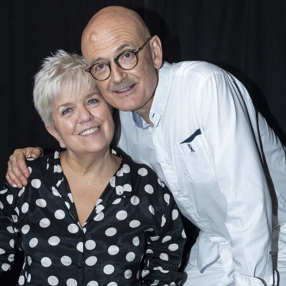 Mimie Mathy est depuis toujours une habituée des plateaux de tournage.

Exclusif - Mimie Mathy et son mari Benoist Gérard - Surprises - Backstage de l'enregistrement de l'émission "La Chanson secrète 4", qui sera diffusée le 4 janvier 2020 sur TF1, à Paris.
© Gaffiot-Perusseau / Bestimage