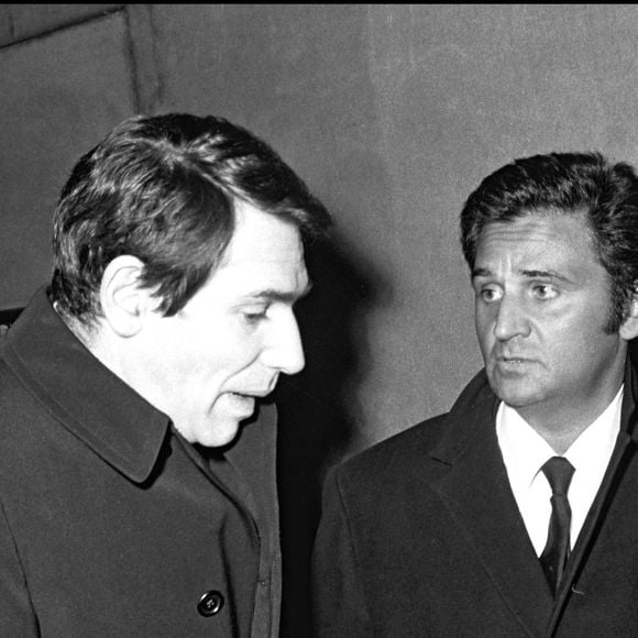 Roger Hanin et Robert Hossein dans les années 1980.