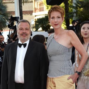 Natacha Polony et son mari Périco Légasse - Montée des marches du film « L'Homme qui tua Don Quichotte » lors de la cérémonie de clôture du 71ème Festival International du Film de Cannes. Le 19 mai 2018 
© Giancarlo Gorassini / Bestimage