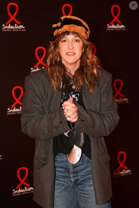 Daphné Bürki - Photocall de la soirée de lancement du Sidaction 2025 au Lido à Paris le 3 mars 2025. © Coadic Guirec/Bestimage