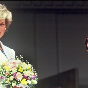 Archives - La Princesse Lady Diana et le prince Charles au Festival de Cannes. 
Crédit : ANGELI-RINDOFF / BESTIMAGE