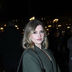 Marine Delplace arrivant au 22e dîner de la mode pour le Sidaction à Paris le 30 janvier 2025. © Rachid Bellak / Bestimage