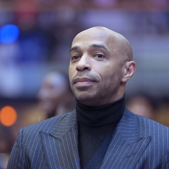 Exclusif - Thierry Henry - Soirée de remerciement de Teddy Riner à la Maison du judo à Montrouge, le 29 novembre 2024. Devant une centaine d'invités, Le champion olympique (11 fois) et champion olympique (5 fois) a tenu à remercier tous ceux qui l'ont soutenu tout au long de son impressionnante carrière, de son premier entraîneur en club jusqu’à sa femme et sa mère, en passant par sa psychologue de l’INSEP. Une vente aux enchères au profit de l'association de Teddy Riner a conclu la soirée. 
© Rachid Bellak / Bestimage