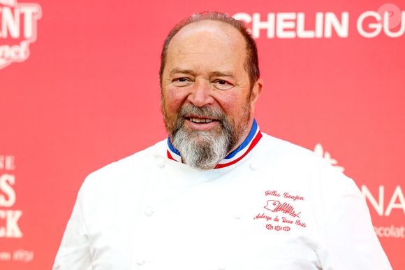 Gilles Goujon au photocall de la cérémonie de remise des étoiles Michelin au Grimaldi Forum de Monaco, le 16 mars 2026. 1 étoile, 7 nouveaux 2 étoiles et 1 nouveau 3 étoiles pour l'édition 2026. © Claudia Albuquerque/Bestimage