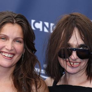 Laetitia Casta avec Béatrice Dalle sur le tapis bleu de la 16ème édition du festival du film francophone de Angoulême le 23 août 2023.

© Coadic Guirec / Bestimage