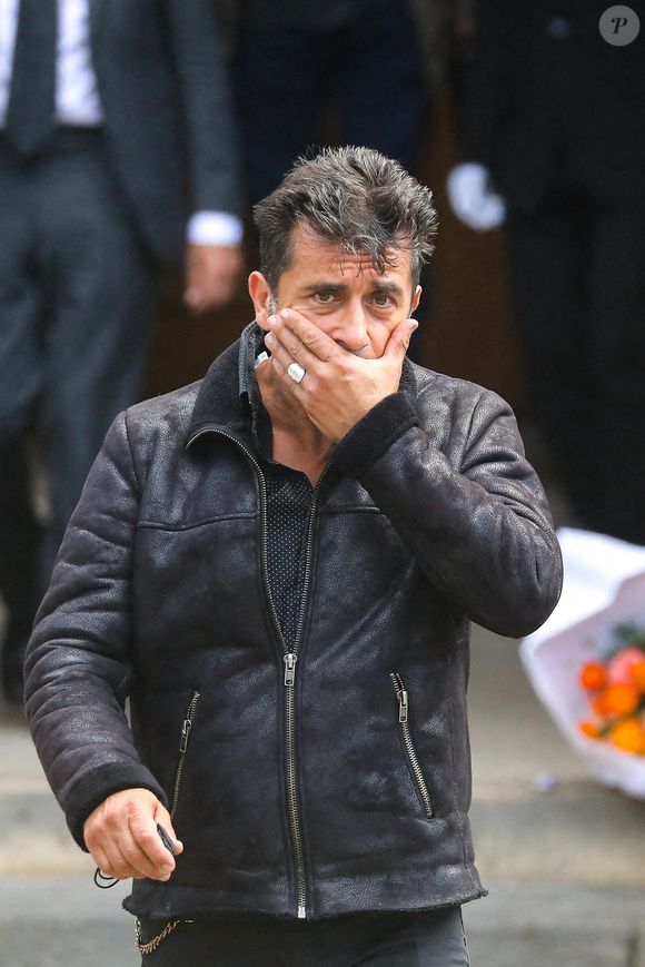 Bébert, Les Forbans (Albert Kassabi) - Sorties - Obsèques de Jean-Paul Belmondo dans l'église Saint-Germain-des-Prés, à Paris le 10 septembre 2021.
© Dominique Jacovides / Bestimage