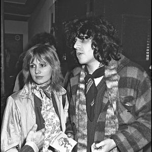 Julien Clerc et Miou-Miou en 1976 à Paris. ©Bestimage