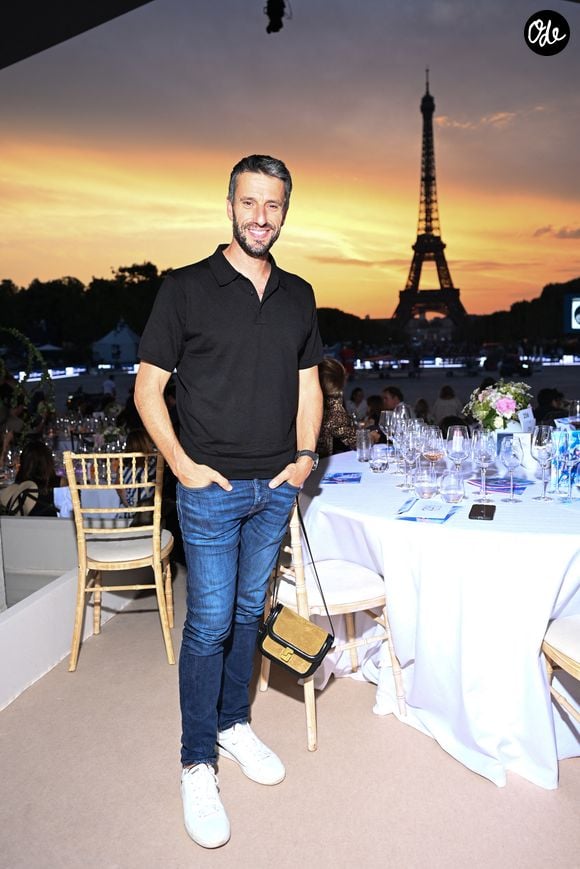 Exclusif - Tony Estanguet dans l'espace VIP, lors de la 12ème édition Longines Paris Eiffel Jumping au pied de la Tour Eiffel sur le Champ-de-Mars à Paris, le 19 juin 2026.

© Perusseau-Veeren/Bestimage