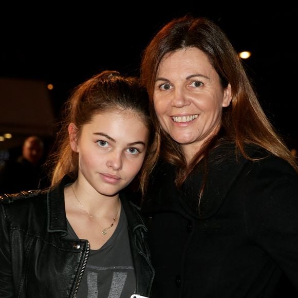 Veronika Loubry et sa fille Thylane - 16ème édition des NRJ Music Awards à Cannes. Le 13 décembre 2014