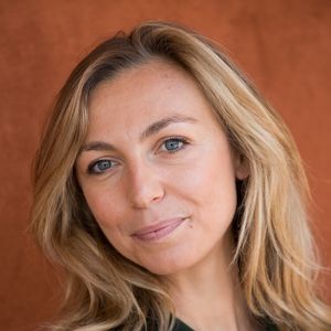 Amélie Etasse au village des Internationaux de France de tennis de Roland Garros à Paris, le 1er juin 2019. © Jacovides-Moreau/Bestimage