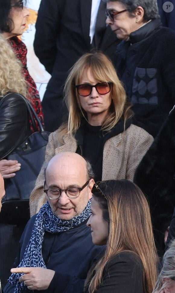 Axelle Laffont aux funérailles d'Emilie Dequenne à Paris le 26 mars 2025. © Jerome Domine/ABACAPRESS.COM
