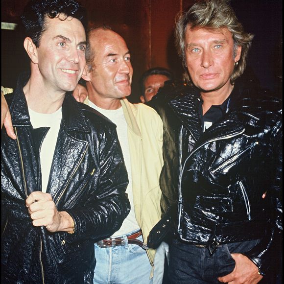 “Je pensais qu’il voulait avoir une conversation entre mecs avec ses potes bikers, moi”, raconte Jean-Claude Jitrois 

Archives - Jean-Claude Jitrois, Gilles Lhote et Johnny Hallyday.
