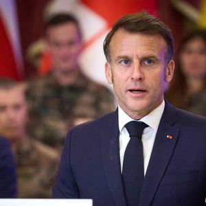 Déplacement d'Emmanuel Macron, Friedrich Merz, Keir Starmer, Donald Tusk et Voloydmyr Zelensky pour participer à la conférence de la Coalition des Volontaires à Kiev, le 10 mai 2025. Ukraine Presidency via Bestimage