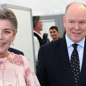 La princesse Caroline de Hanovre et le prince Albert II de Monaco - Concours international de bouquets en présence de S.A.S. le Prince souverain et de S.A.R. la princesse de Hanovre à Monaco, le 9 mai 2026.  Photo de JC VINAJ/ABACAPRESS.COM