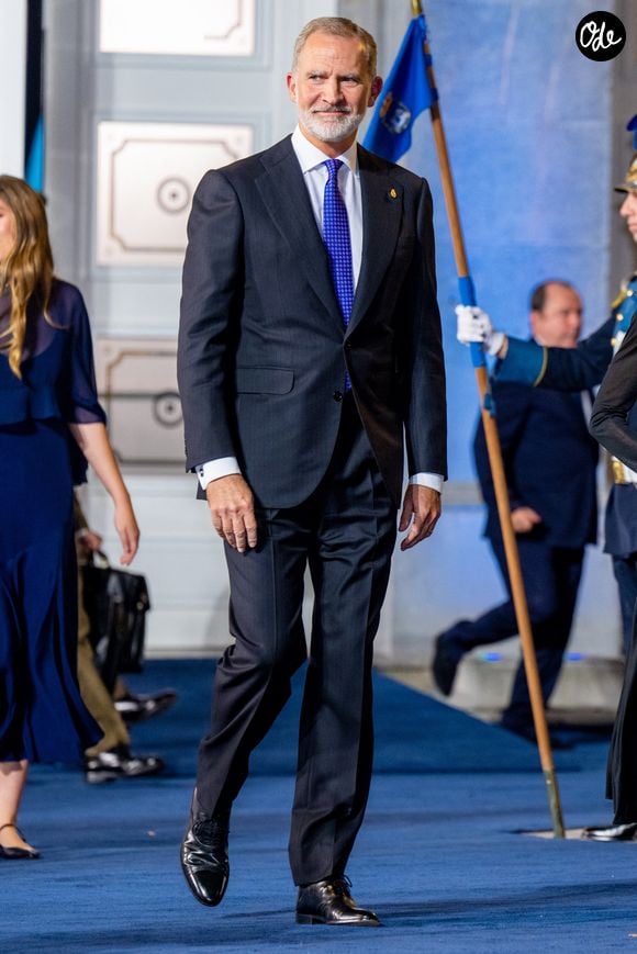 Oviedo, ESPAGNE – Des célébrités et des invités assistent à la cérémonie des prix Princesse des Asturies 2026 au théâtre Campoamor, à Oviedo, en Espagne. Sur la photo : le roi Felipe VI d’Espagne © Backgrid USA / Bestimage