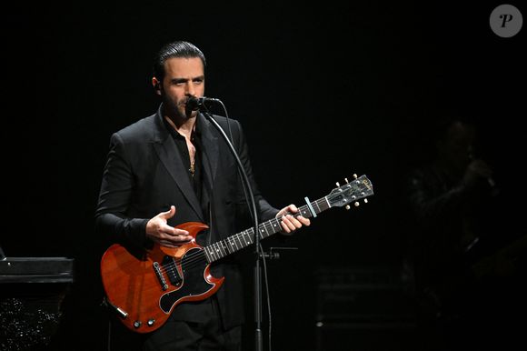 Yodelice, de son vrai nom, Maxime Nucci, l'auteur-compositeur-interprète, musicien, producteur et acteur français, en concert sur la scène Debussy du Palais des Festivals de Cannes dans le cadre du MIDEM 2025, le 29 janvier 2025. © Bruno Bebert/Bestimage