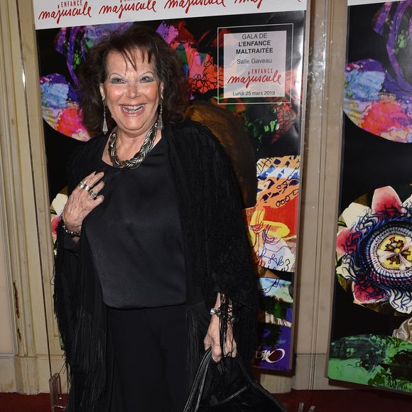 Claudia Cardinale - Gala d'Enfance Majuscule donné au profit de l'enfance maltraitée à la salle Gaveau à Paris, le 25 mars 2019. © Giancarlo Gorassini/Bestimage