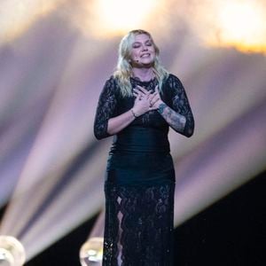 C'est une grande déception pour toute la France. 
Bâle, Suisse : Louane de France se produit pendant les répétitions générales avant la première demi-finale en direct du 69e Concours Eurovision de la chanson qui s'est tenue à St. Jakobshalle, à Bâle, en Suisse. 
© Baden Roth/ZUMA Press Wire