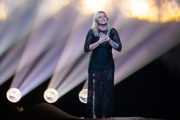 C'est une grande déception pour toute la France. 
Bâle, Suisse : Louane de France se produit pendant les répétitions générales avant la première demi-finale en direct du 69e Concours Eurovision de la chanson qui s'est tenue à St. Jakobshalle, à Bâle, en Suisse. 
© Baden Roth/ZUMA Press Wire