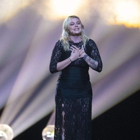 C'est une grande déception pour toute la France. 
Bâle, Suisse : Louane de France se produit pendant les répétitions générales avant la première demi-finale en direct du 69e Concours Eurovision de la chanson qui s'est tenue à St. Jakobshalle, à Bâle, en Suisse. 
© Baden Roth/ZUMA Press Wire