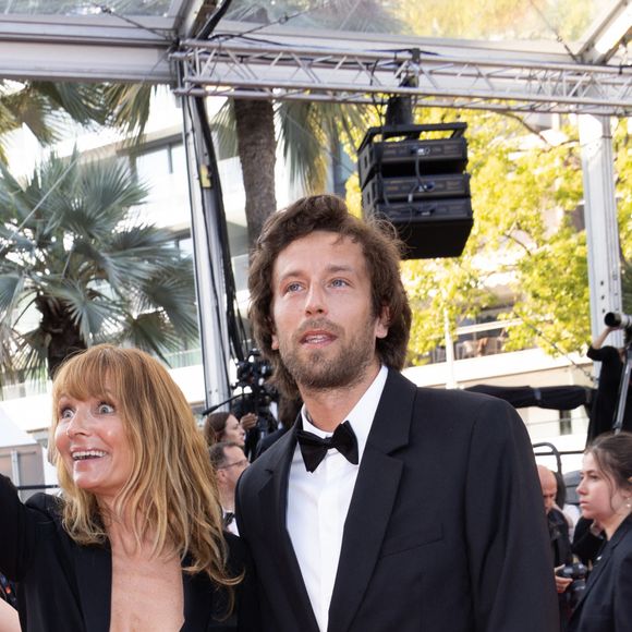 Axelle Laffont et son compagnon Romain Sichez - Montée des marches du film " The Old Oak " lors du 76ème Festival International du Film de Cannes, au Palais des Festivals à Cannes. Le 26 mai 2023 © Jacovides-Moreau / Bestimage