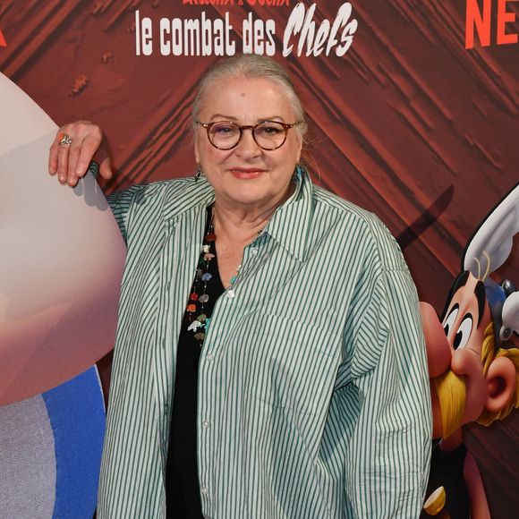 Josiane Balasko - Photocall de la série Netflix "Astérix et Obélix: le combat des chefs" au Cirque d'Hiver Bouglione à Paris le 29 avril 2025. © Veeren/Bestimage