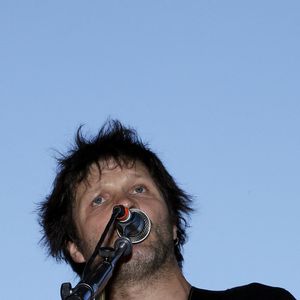 Bertrand Cantat se produit avec son groupe Detroit lors d'un concert Eurock Ecologie en soutien à Ecologist party Europe Ecologie-Les Verts à Bordeaux, ouest de la France, le 17 mai 2014. Photo by Patrick Bernard/ABACAPRESS.COM