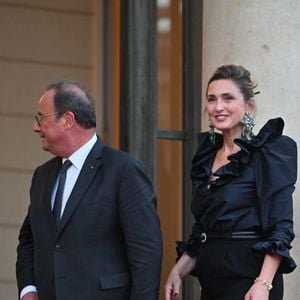 François Hollande et Julie Gayet - Dîner d'état de l'Elysée pour le président sud-coréen Lee Jae Myung le 8 septembre 2026 © Christian Liewig/Bestimage