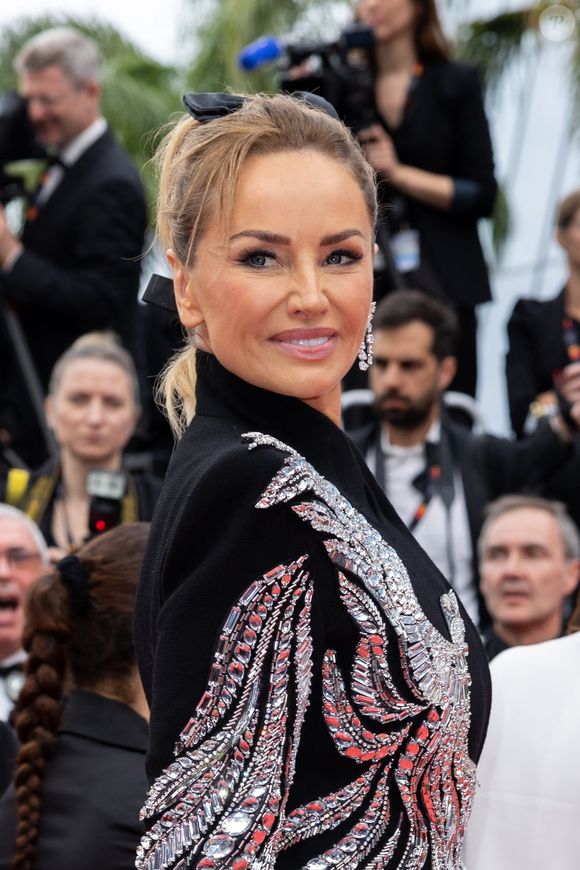 Adriana Karembeu - Montée des marches du film « The Apprentice » lors du 77ème Festival International du Film de Cannes, au Palais des Festivals à Cannes. Le 20 mai 2024 © Olivier Borde / Bestimage