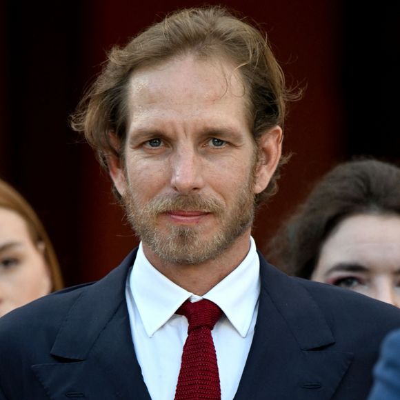 Andrea Casiraghi à la célébration des 20 ans de règne d'Albert II de Monaco sur la place du Palais à Monaco, le 19 juillet 2025. 

Photo : Bruno Bebert / Bestimage