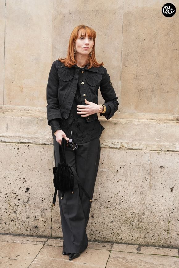 Lolita Chammah assiste au défilé Patou Automne/Hiver 2026-2027 dans le cadre de la semaine de la mode à Paris le 25 janvier 2026 à Paris, France. © Lucia Sabatelli / Bestimage
