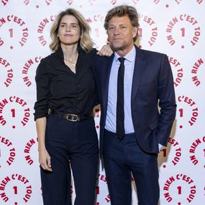 Alice Taglioni, Laurent Delahousse au photocall des invités au dîner de gala de l'association "Un rien c'est tout" au musée de l'armée aux Invalides à Paris le 7 mars 2024.
© Cyril Moreau / Bestimage