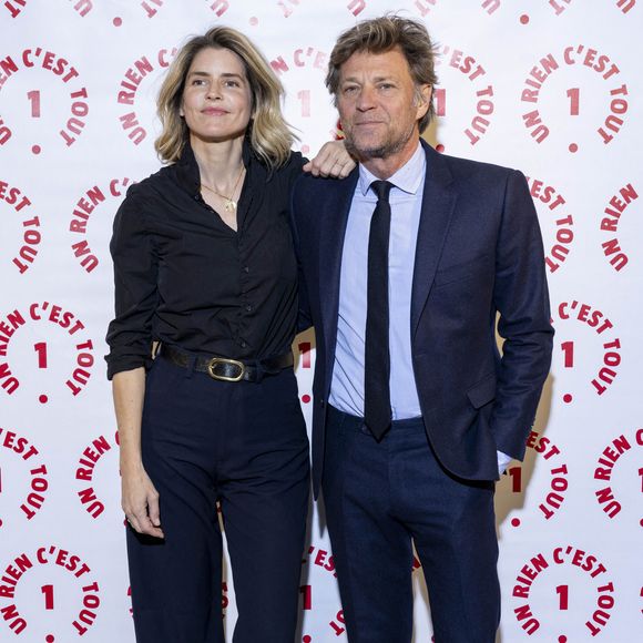 Alice Taglioni, Laurent Delahousse au photocall des invités au dîner de gala de l'association "Un rien c'est tout" au musée de l'armée aux Invalides à Paris le 7 mars 2024.
© Cyril Moreau / Bestimage