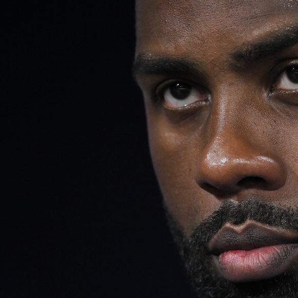 L'athlète français Teddy Riner fait de la figuration lors de la finale des quarts de finale en hommes + 100kg lors des Jeux Olympiques de Paris 2024 à l'Arena du Champs de Mars, à Paris.Photo by Eliot Blondet/ABACAPRESS.COM