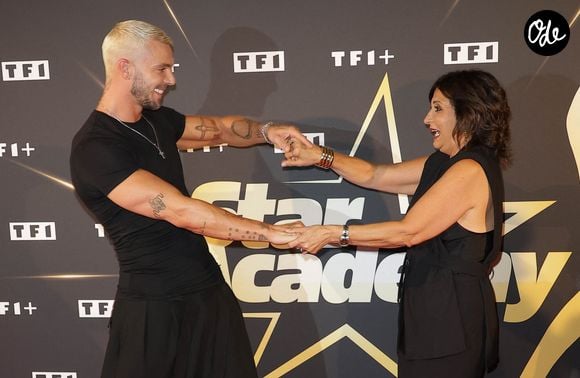 Jonathan Jenvrin et Sofia Morgavi - Photocall des Profs de la Star Academy 2026 à Boulogne-Billancourt le 23 septembre 2026. © Coadic Guirec/Bestimage