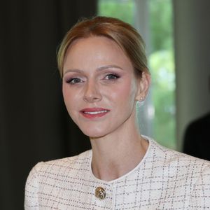 La princesse Charlène de Monaco assiste au 75ème anniversaire de l'Amicale des aines monégasques à l'hôtel Méridien de Monte-Carlo, Monaco, le 6 décembre 2025. © Jean-Charles Vinaj/Pool/Bestimage