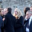 Marion Maréchal soutenue par son mari italien et ses filles pour dire au revoir à Jean-Marie Le Pen