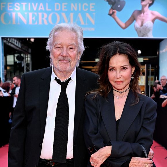 Pierre Arditi et sa femme Evelyne Bouix - Tapis rouge de la soirée d'ouverture du festival Cineroman à Nice. © Dominique Jacovides - Bruno Bebert / Bestimage