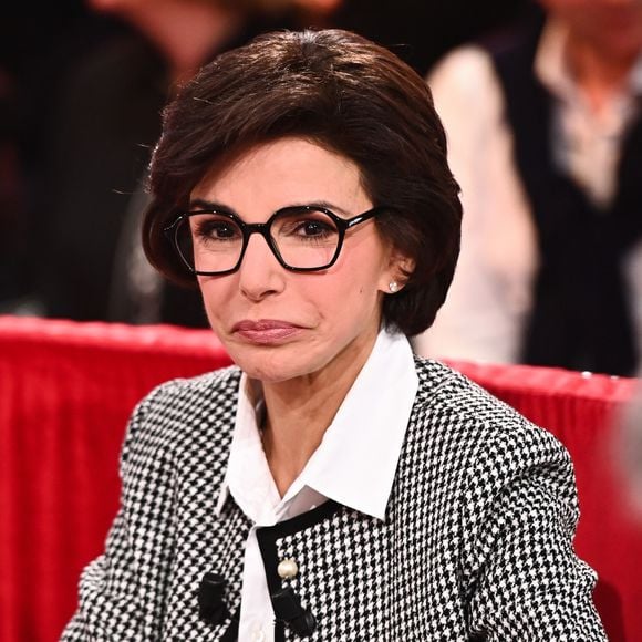 Exclusif - Rachida Dati - Enregistrement de l'émission Vivement dimanche, le 4 mars 2025, présentée par Michel Drucker au studio Rive Gauche à Paris, diffusée le 16 mars sur France 3. 
© Guillaume Gaffiot / Bestimge