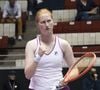 Une célèbre joueuse de tennis a annoncé qu'elle attendait un heureux événement : il s'agit d'Alison Van Uytvanck.
Alison Van Uytvanck lors de l'Open de Tennis 6ème Sens Métropole de Lyon. Sandrine Thesillat/Panoramic/Bestimage