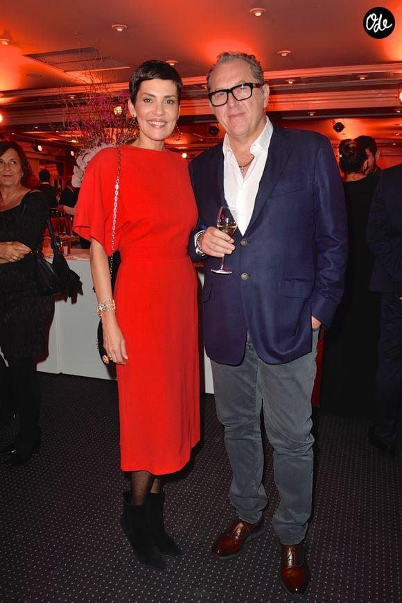 Exclusif - Cristina Cordula et son mari Frédéric Cassin - Soirée de gala caritative pour le lancement du futur "Institut Rafaël" (Maison de l'après Cancer) au Pavillon d'Armenonville à Paris le 2 décembre 2017. © Erez Lichtfeld/Bestimage
