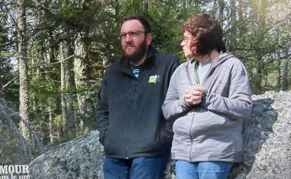 Anthony et Evelyne dans "L'amour est dans le pré"