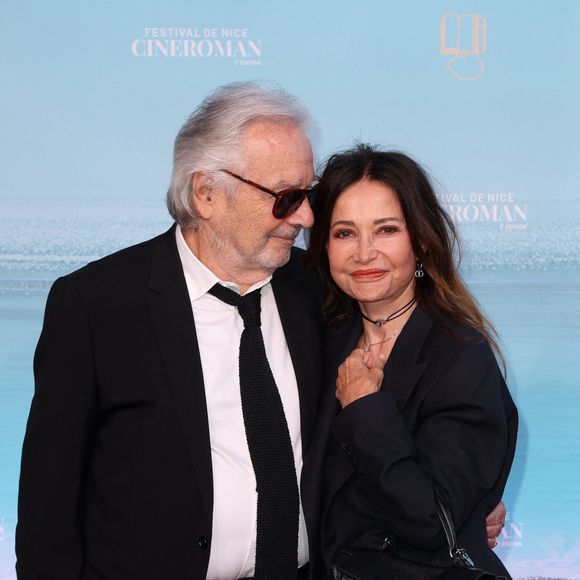 Pierre Arditi et sa femme Evelyne Bouix - Tapis rouge de la soirée d'ouverture de la 7ème édition du festival Cineroman à Nice le 29 septembre 2025. © Dominique Jacovides - Bruno Bebert / Bestimage