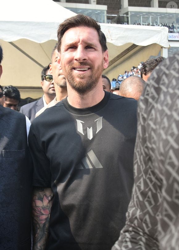 Lionel Messi - La venue L.Messi (Inter Miami) au stade Salt Lake de Calcutta marquée par la rébellion des supporters frustrés, le 14 décembre 2025. 
© PacificPressAgency / Bestimage