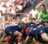 Ce samedi 23 août 2025, les tricolores ont brillamment débuté leur Coupe du monde de Rugby à Exeter, en Angleterre puisqu'elles se sont imposées (24-0) face aux Italiennes  bien qu'elles n'aient pas réussi à glaner le point du bonus offensif. 

Allianz Stadium, Twickenham, Londres, Angleterre, 26 avril 2025 : Pauline Bourdon Sansus (9 France) met le ballon en mêlée lors du match entre l'Angleterre et la France dans le cadre du Guinness Womens Six Nations à l'Allianz Stadium, Twickenham, Londres, Angleterre, le samedi 26 avril 2025. (Claire Jeffrey / SPP) © SPP / PsnewZ / Bestimage