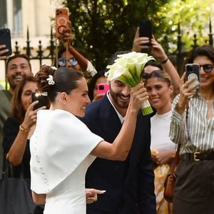 Arrivées au mariage civil de Thylane Blondeau et Benjamin Attal à la mairie du 16ème arrondissement de Paris le 29 juin 2026.
Agence / Bestimage